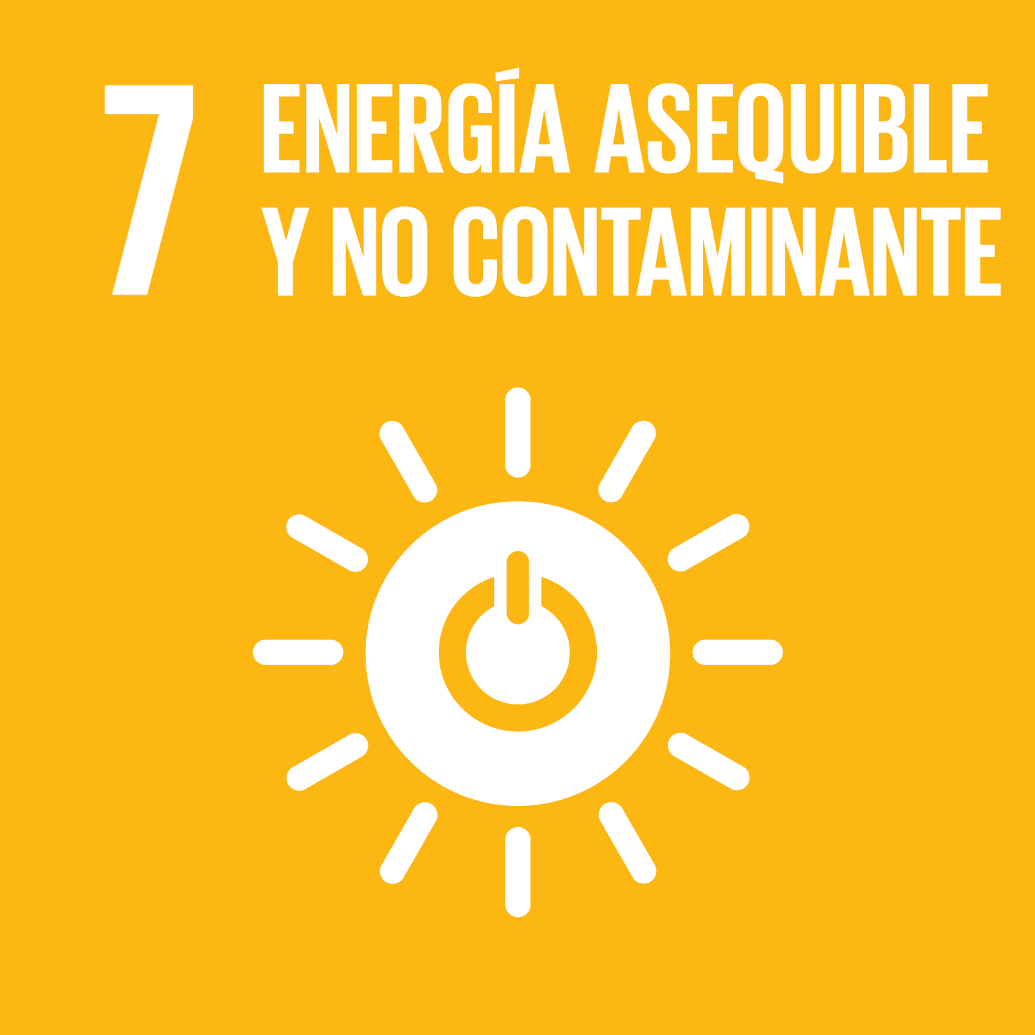 Los Objetivos de Desarrollo Sostenible - Garantizar el acceso a energía asequible, segura, sostenible y moderna para todos.