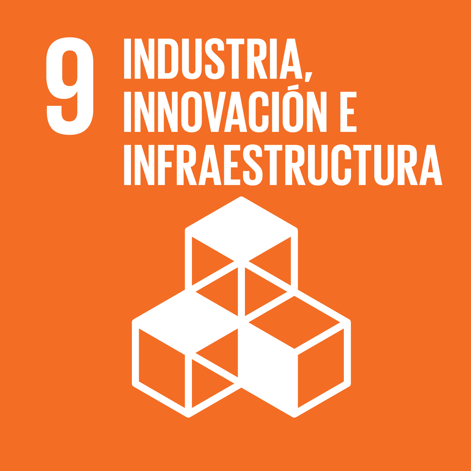 Los Objetivos de Desarrollo Sostenible - Construir infraestructuras resilientes, promover una industrialización inclusiva y sostenible y fomento de la innovación.