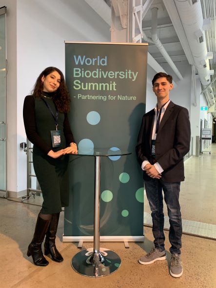 EcoAct Analysts, Carina Suleiman and Oliver Bassel attended the World Biodiversity Summit